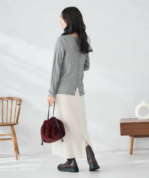 a.v.v / アー・ヴェ・ヴェ カットソー | ボートネックラメトップス | 詳細15