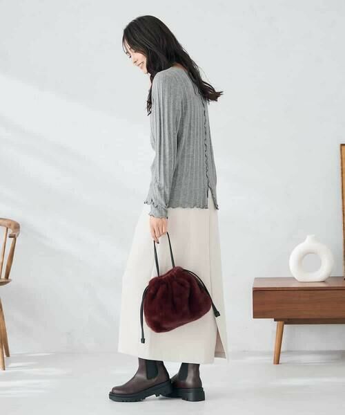 a.v.v / アー・ヴェ・ヴェ カットソー | ボートネックラメトップス | 詳細16