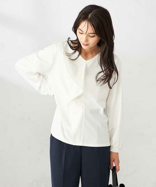 a.v.v / アー・ヴェ・ヴェ カットソー | チュールレイヤードトップス | 詳細1