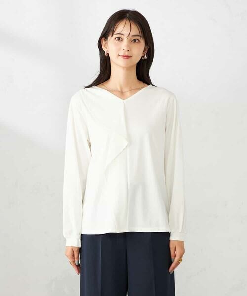 a.v.v / アー・ヴェ・ヴェ カットソー | チュールレイヤードトップス | 詳細14