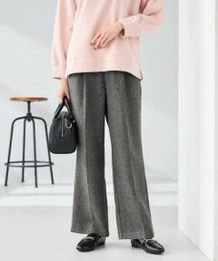 a.v.v / アー・ヴェ・ヴェ チノ・ワークパンツ | 【マシンウォッシャブル】ツイード調ストレートパンツ