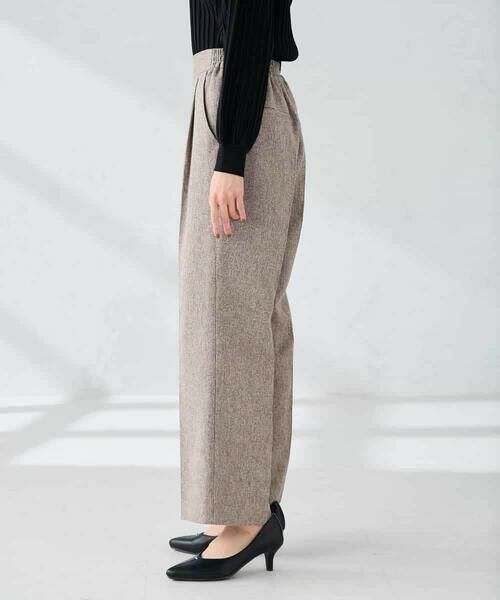 a.v.v / アー・ヴェ・ヴェ チノ・ワークパンツ | 【マシンウォッシャブル】ツイード調ストレートパンツ | 詳細17