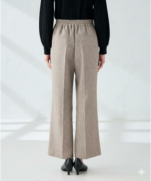 a.v.v / アー・ヴェ・ヴェ チノ・ワークパンツ | 【マシンウォッシャブル】ツイード調ストレートパンツ | 詳細18