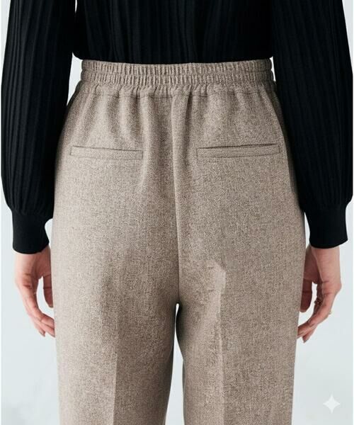 a.v.v / アー・ヴェ・ヴェ チノ・ワークパンツ | 【マシンウォッシャブル】ツイード調ストレートパンツ | 詳細20