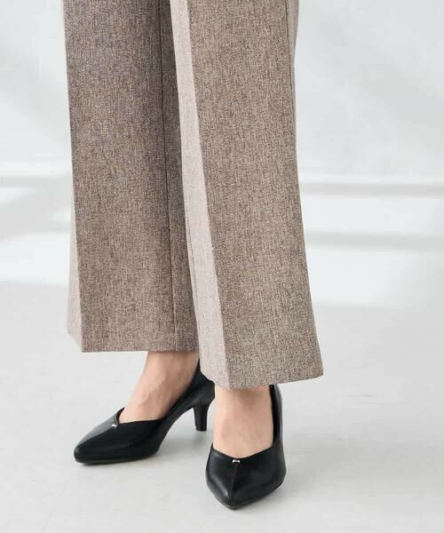 a.v.v / アー・ヴェ・ヴェ チノ・ワークパンツ | 【マシンウォッシャブル】ツイード調ストレートパンツ | 詳細22