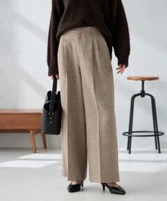 a.v.v / アー・ヴェ・ヴェ その他パンツ | 【マシンウォッシャブル/雑誌InRed(宝島社)12月号掲載】ツイード調ワイドパンツ