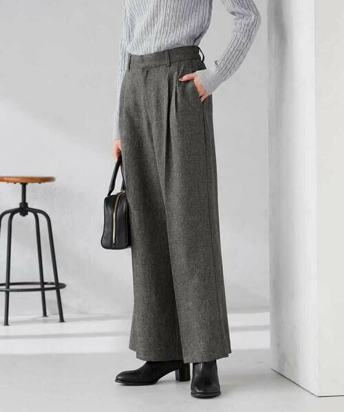a.v.v / アー・ヴェ・ヴェ その他パンツ | 【マシンウォッシャブル/雑誌InRed(宝島社)12月号掲載】ツイード調ワイドパンツ | 詳細11