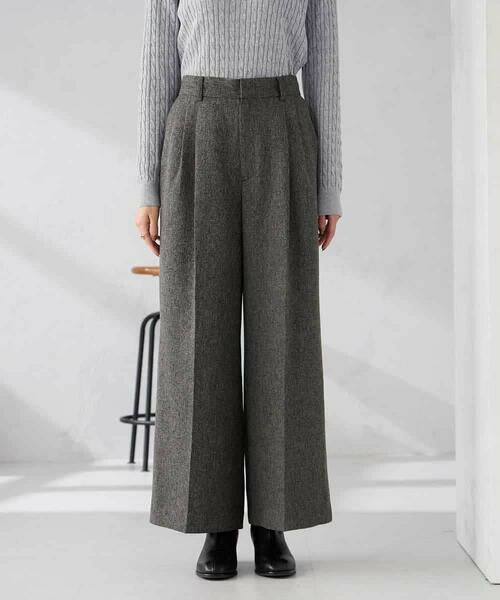 a.v.v / アー・ヴェ・ヴェ その他パンツ | 【マシンウォッシャブル/雑誌InRed(宝島社)12月号掲載】ツイード調ワイドパンツ | 詳細15