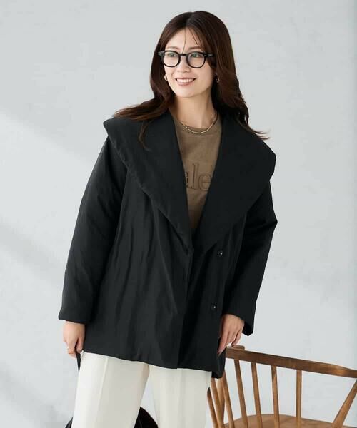 a.v.v / アー・ヴェ・ヴェ ステンカラーコート | ショールカラー中綿コート | 詳細14