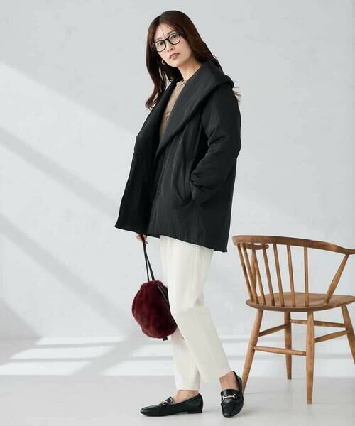 a.v.v / アー・ヴェ・ヴェ ステンカラーコート | ショールカラー中綿コート | 詳細17