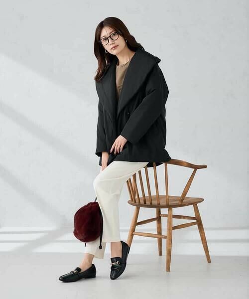 a.v.v / アー・ヴェ・ヴェ ステンカラーコート | ショールカラー中綿コート | 詳細20