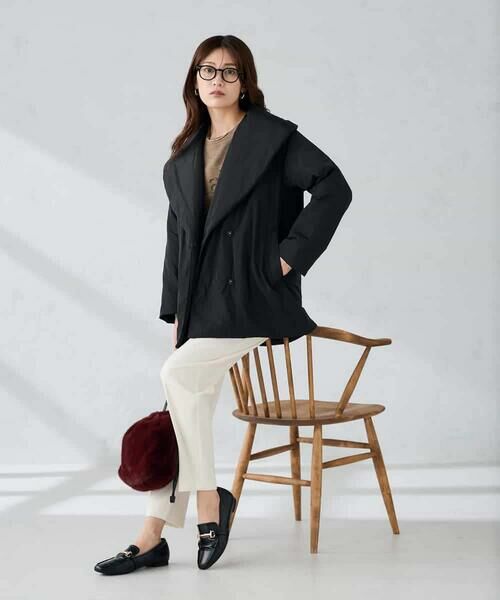 a.v.v / アー・ヴェ・ヴェ ステンカラーコート | ショールカラー中綿コート | 詳細21