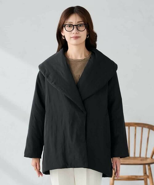 a.v.v / アー・ヴェ・ヴェ ステンカラーコート | ショールカラー中綿コート | 詳細22