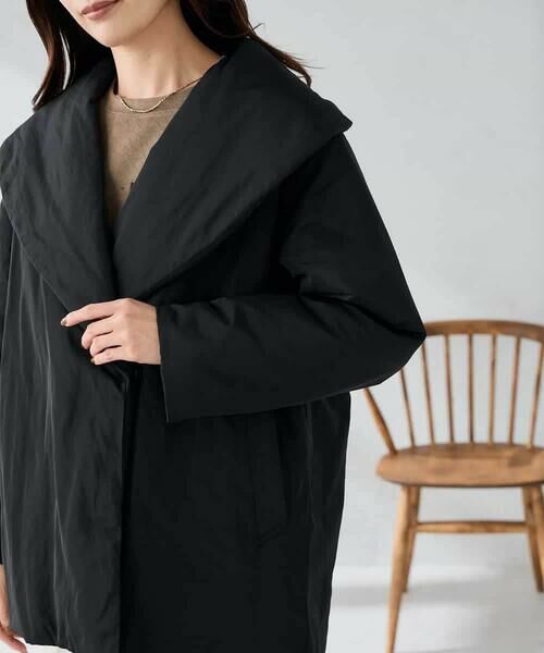 a.v.v / アー・ヴェ・ヴェ ステンカラーコート | ショールカラー中綿コート | 詳細26