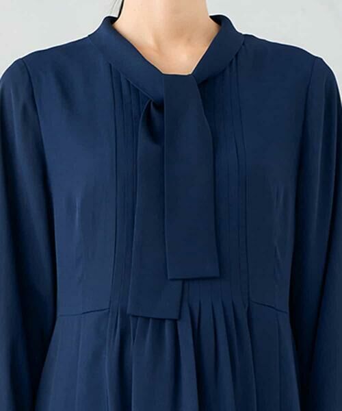 a.v.v / アー・ヴェ・ヴェ ロング・マキシ丈ワンピース | 【洗える/WEB限定】ボウタイタックワンピース | 詳細13