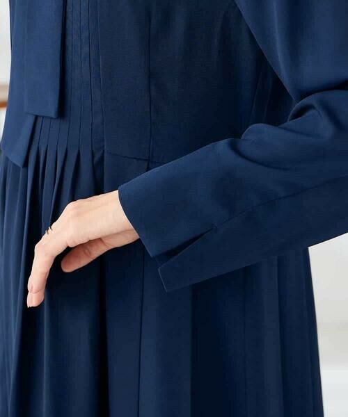 a.v.v / アー・ヴェ・ヴェ ロング・マキシ丈ワンピース | 【洗える/WEB限定】ボウタイタックワンピース | 詳細15