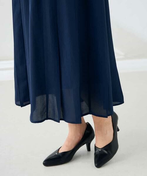 a.v.v / アー・ヴェ・ヴェ ロング・マキシ丈ワンピース | 【洗える/WEB限定】ボウタイタックワンピース | 詳細16