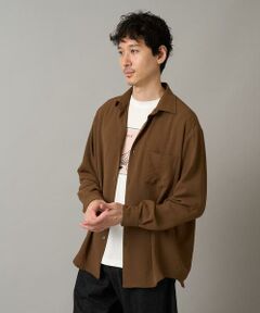 a.v.v / アー・ヴェ・ヴェ シャツ・ブラウス | ワッシャーストレッチワイドシルエットシャツ