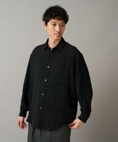 a.v.v / アー・ヴェ・ヴェ シャツ・ブラウス | ワッシャーストレッチワイドシルエットシャツ