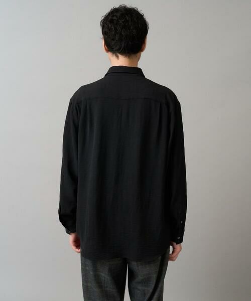 a.v.v / アー・ヴェ・ヴェ シャツ・ブラウス | ワッシャーストレッチワイドシルエットシャツ | 詳細11