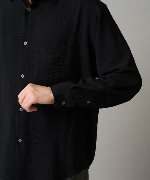 a.v.v / アー・ヴェ・ヴェ シャツ・ブラウス | ワッシャーストレッチワイドシルエットシャツ | 詳細13