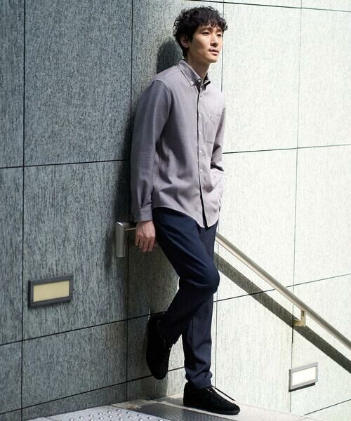 a.v.v / アー・ヴェ・ヴェ シャツ・ブラウス | 【イージーケア/累計1.5万枚】サンライト起毛ストレッチシャツ【洗濯機で洗える/蓄熱保湿】 | 詳細14