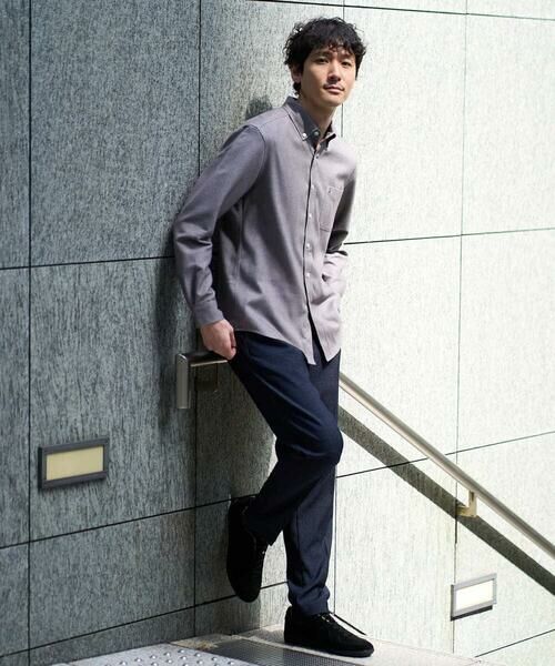 a.v.v / アー・ヴェ・ヴェ シャツ・ブラウス | 【イージーケア/累計1.5万枚】サンライト起毛ストレッチシャツ【洗濯機で洗える/蓄熱保湿】 | 詳細15