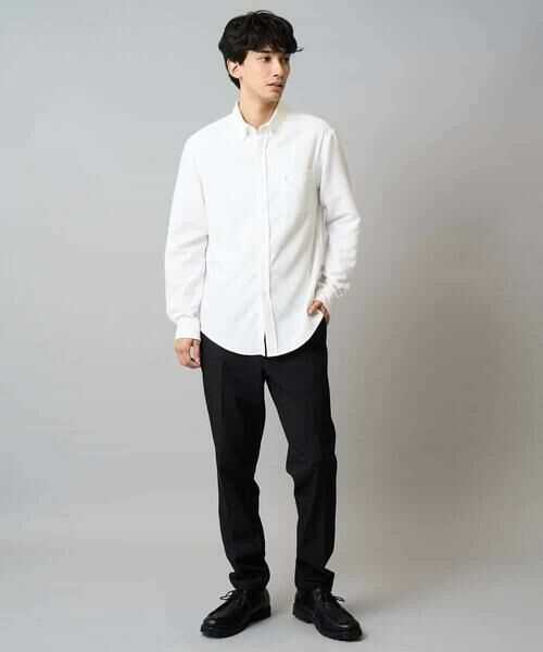 a.v.v / アー・ヴェ・ヴェ シャツ・ブラウス | 【イージーケア/累計1.5万枚】サンライト起毛ストレッチシャツ【洗濯機で洗える/蓄熱保湿】 | 詳細23