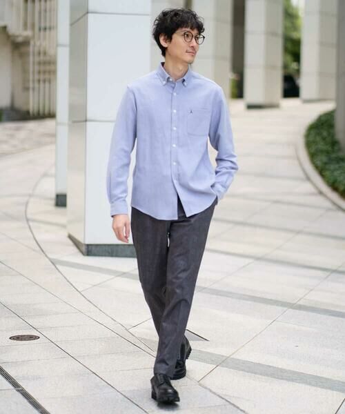 a.v.v / アー・ヴェ・ヴェ シャツ・ブラウス | 【イージーケア/累計1.5万枚】サンライト起毛ストレッチシャツ【洗濯機で洗える/蓄熱保湿】 | 詳細3