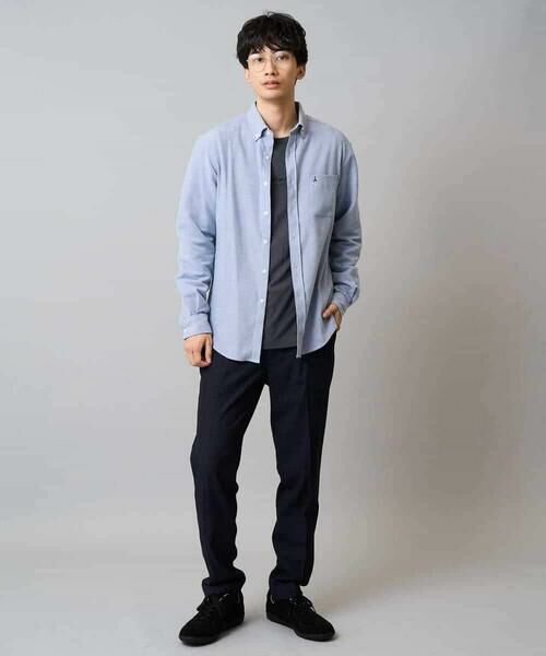 a.v.v / アー・ヴェ・ヴェ シャツ・ブラウス | 【イージーケア/累計1.5万枚】サンライト起毛ストレッチシャツ【洗濯機で洗える/蓄熱保湿】 | 詳細7