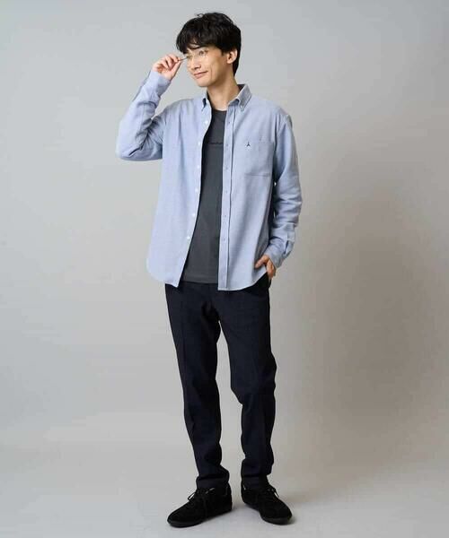 a.v.v / アー・ヴェ・ヴェ シャツ・ブラウス | 【イージーケア/累計1.5万枚】サンライト起毛ストレッチシャツ【洗濯機で洗える/蓄熱保湿】 | 詳細8