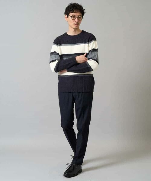 a.v.v / アー・ヴェ・ヴェ ニット・セーター | 【雑誌MonoMax12月号掲載】モールボーダークルーネックニット【洗濯機で洗える】 | 詳細10