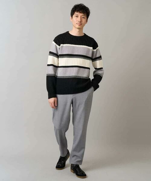 a.v.v / アー・ヴェ・ヴェ ニット・セーター | 【雑誌MonoMax12月号掲載】モールボーダークルーネックニット【洗濯機で洗える】 | 詳細16
