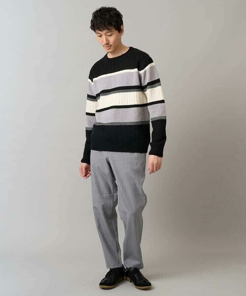 a.v.v / アー・ヴェ・ヴェ ニット・セーター | 【雑誌MonoMax12月号掲載】モールボーダークルーネックニット【洗濯機で洗える】 | 詳細17