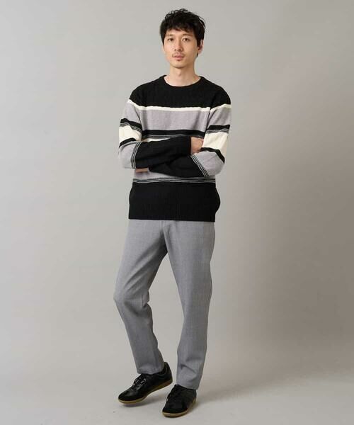 a.v.v / アー・ヴェ・ヴェ ニット・セーター | 【雑誌MonoMax12月号掲載】モールボーダークルーネックニット【洗濯機で洗える】 | 詳細18