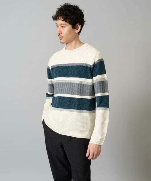 a.v.v / アー・ヴェ・ヴェ ニット・セーター | 【雑誌MonoMax12月号掲載】モールボーダークルーネックニット【洗濯機で洗える】 | 詳細19