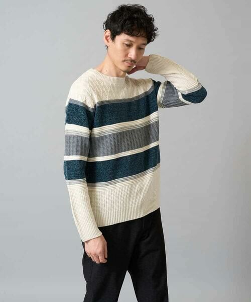 a.v.v / アー・ヴェ・ヴェ ニット・セーター | 【雑誌MonoMax12月号掲載】モールボーダークルーネックニット【洗濯機で洗える】 | 詳細20