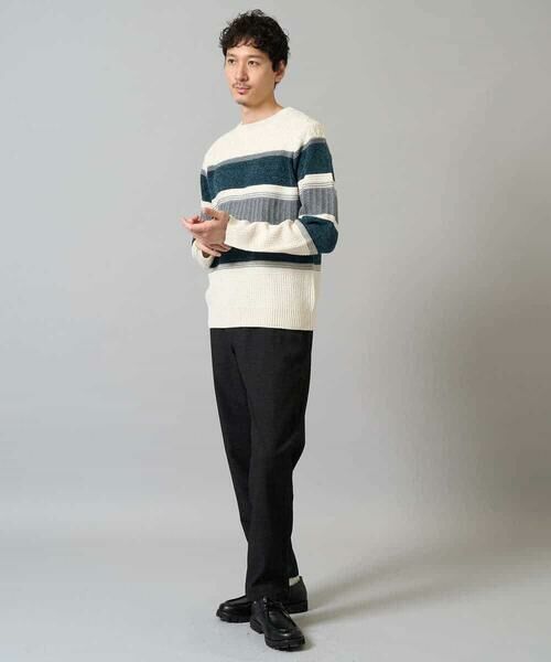 a.v.v / アー・ヴェ・ヴェ ニット・セーター | 【雑誌MonoMax12月号掲載】モールボーダークルーネックニット【洗濯機で洗える】 | 詳細3