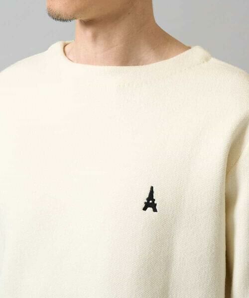 a.v.v / アー・ヴェ・ヴェ ニット・セーター | 【洗濯機で洗える】ワンポイント刺繍ボートネックニット | 詳細24