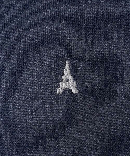 a.v.v / アー・ヴェ・ヴェ ニット・セーター | 【洗濯機で洗える】ワンポイント刺繍ボートネックニット | 詳細28