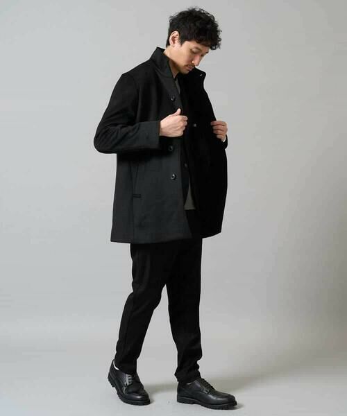 a.v.v / アー・ヴェ・ヴェ ステンカラーコート | ウールライトビーバースタンドカラージャケット | 詳細10