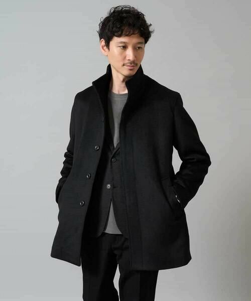 a.v.v / アー・ヴェ・ヴェ ステンカラーコート | ウールライトビーバースタンドカラージャケット | 詳細15