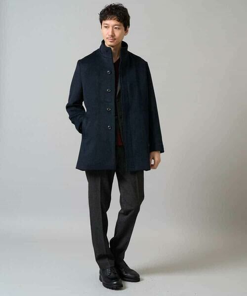 a.v.v / アー・ヴェ・ヴェ ステンカラーコート | ウールライトビーバースタンドカラージャケット | 詳細2