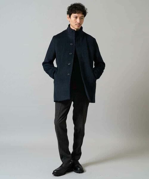 a.v.v / アー・ヴェ・ヴェ ステンカラーコート | ウールライトビーバースタンドカラージャケット | 詳細3