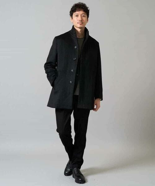 a.v.v / アー・ヴェ・ヴェ ステンカラーコート | ウールライトビーバースタンドカラージャケット | 詳細7