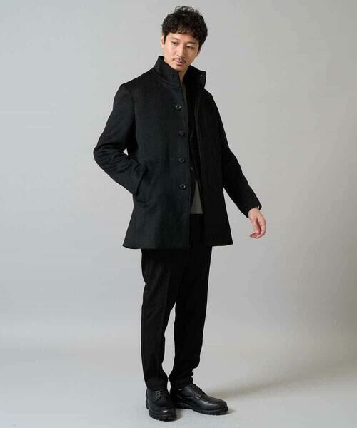 a.v.v / アー・ヴェ・ヴェ ステンカラーコート | ウールライトビーバースタンドカラージャケット | 詳細8