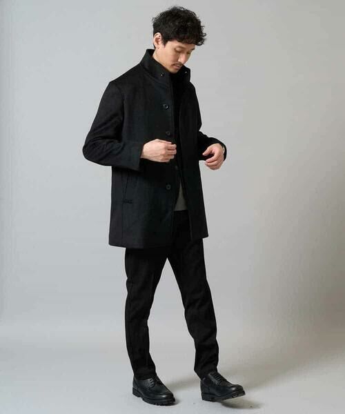 a.v.v / アー・ヴェ・ヴェ ステンカラーコート | ウールライトビーバースタンドカラージャケット | 詳細9