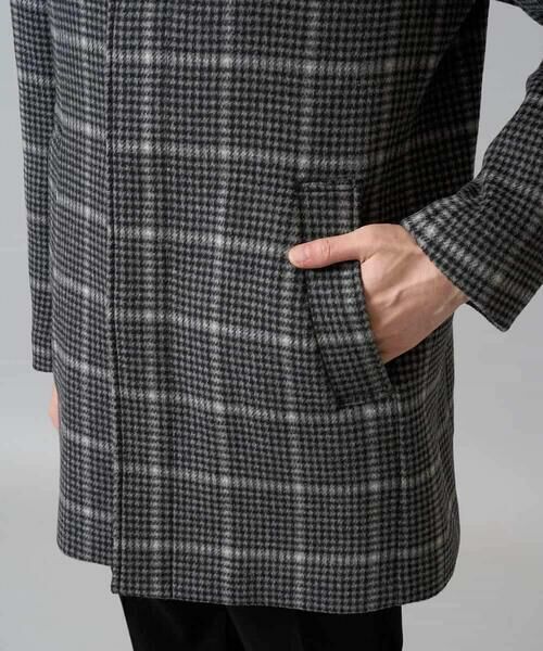a.v.v / アー・ヴェ・ヴェ その他アウター | ウールライトビーバーチェックスタンドカラージャケット | 詳細14