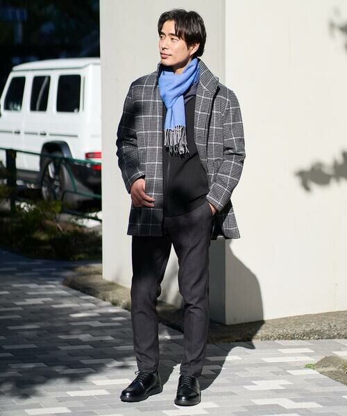 a.v.v / アー・ヴェ・ヴェ その他アウター | ウールライトビーバーチェックスタンドカラージャケット | 詳細20