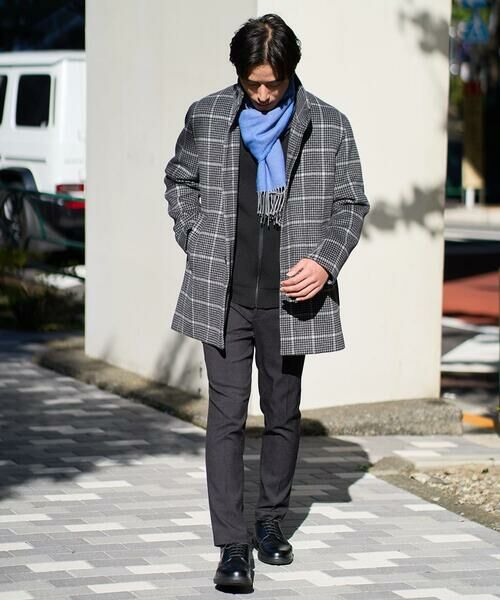 a.v.v / アー・ヴェ・ヴェ その他アウター | ウールライトビーバーチェックスタンドカラージャケット | 詳細23